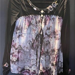Vintage style romantic blouse